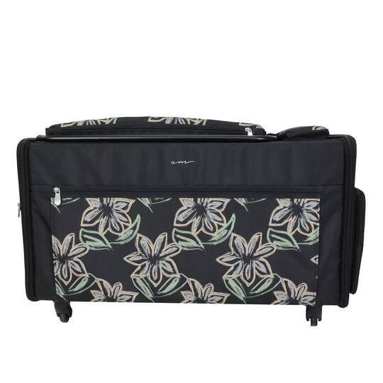 Everything Mary Floral Design Jumbo Rolling Craft Tote